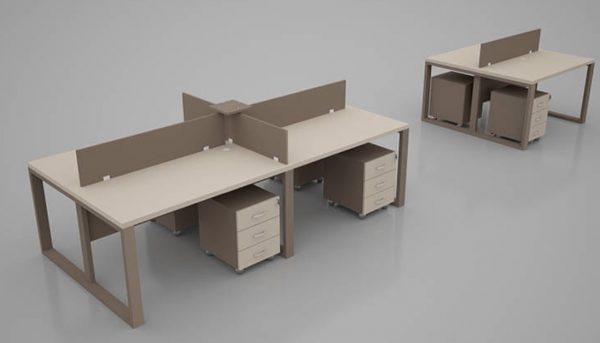 Open Desk Office Partition 4P - 16